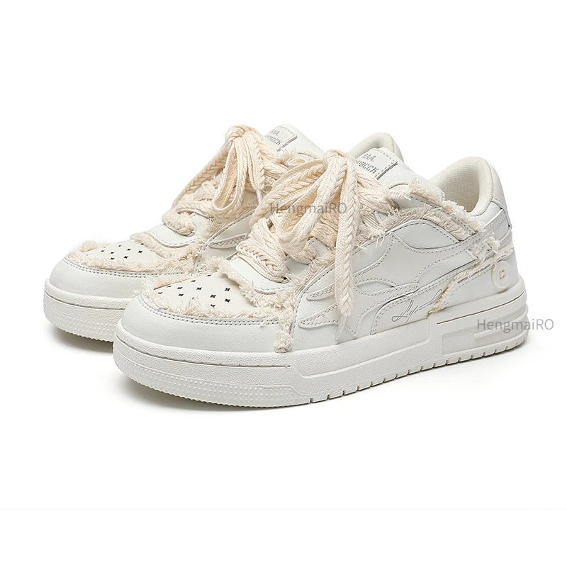 Street Fashion Couple - Frauen Turnschuhe Mann Retro Stern Y2K