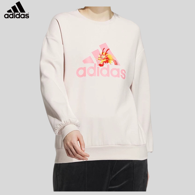 Street Fashion Adidas - adidas Übergroßer French Terry Kapuzenpullover Fog