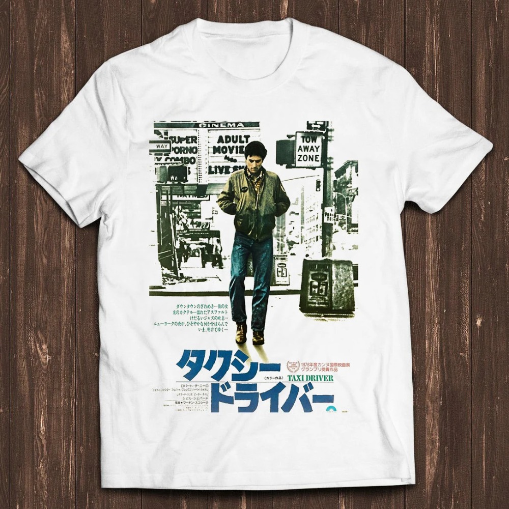 Street Fashion In Japanese - Japanisches Taxi Driver Filmplakat-T-Shirt, Sommer, neuer