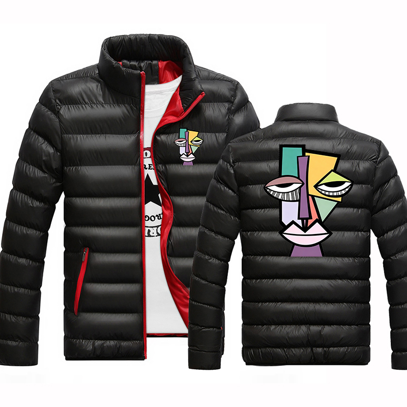 Street Fashion Brand Logo - 2026 Herren Picasso-Stil Kubistische Grafik Logo-Print