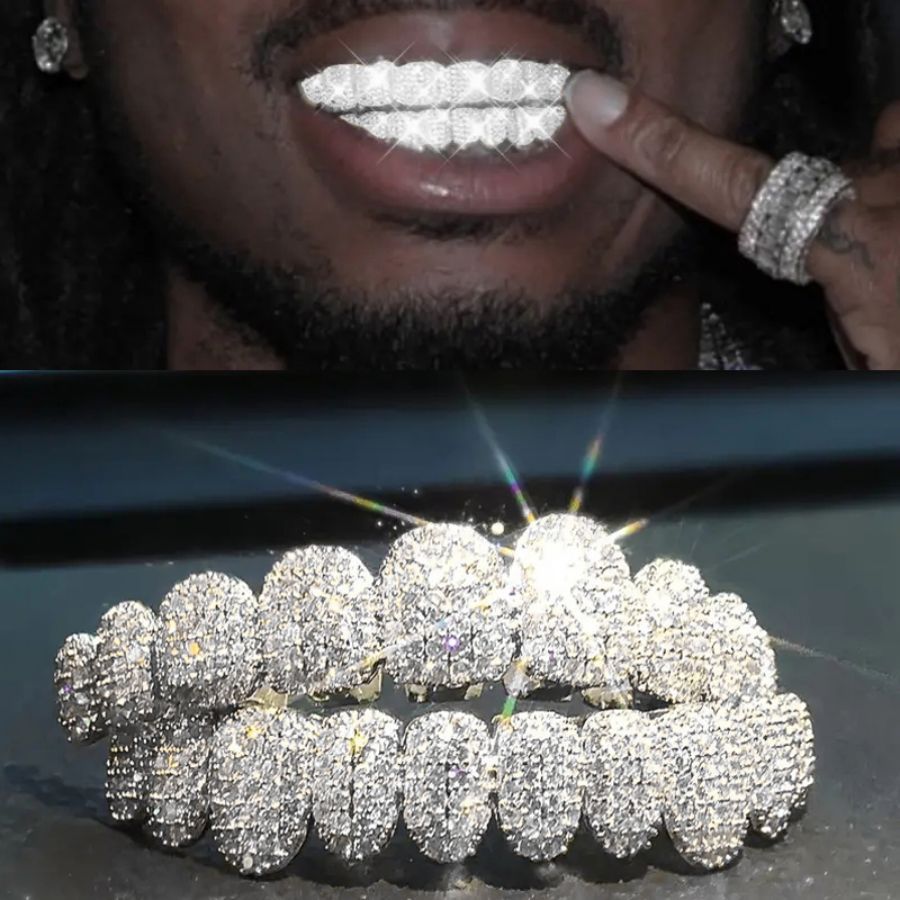 Street Fashion Jewelry - RACHELZ Hip Hop 10/10 Iced Out