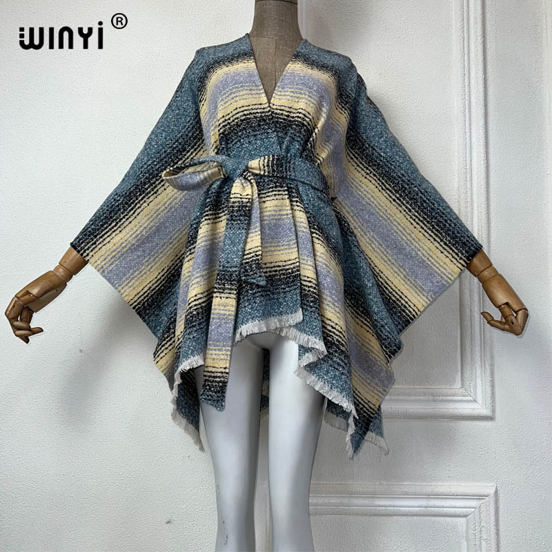Street Fashion Kimono - Winyi Winter jacke für Frauen Retro
