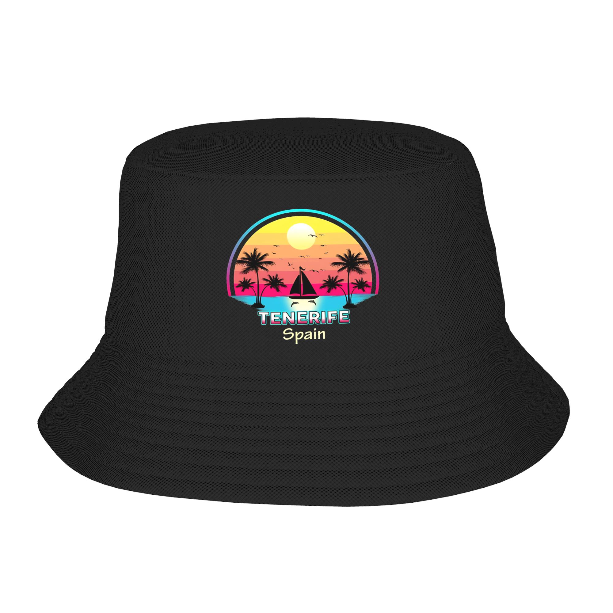 Street Fashion In Spain - Teneriffa, Spanien, Sommerurlaub, Fischerhut für Unisex,