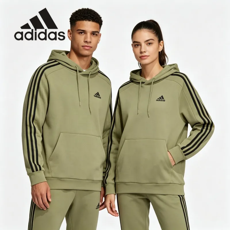 Street Fashion Adidas - adidas Big Trefoil Print French Terry