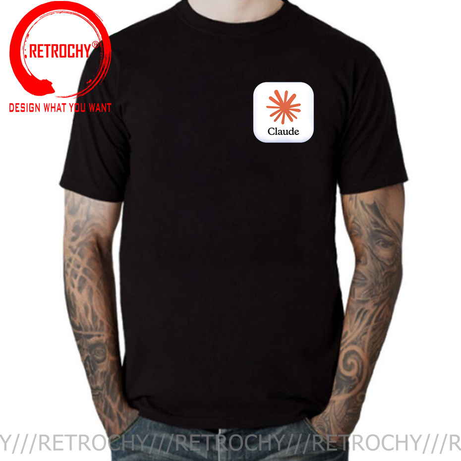Street Fashion Brand Logo - Claude AI Logo T-Shirt Lustiges Herren-T-Shirt
