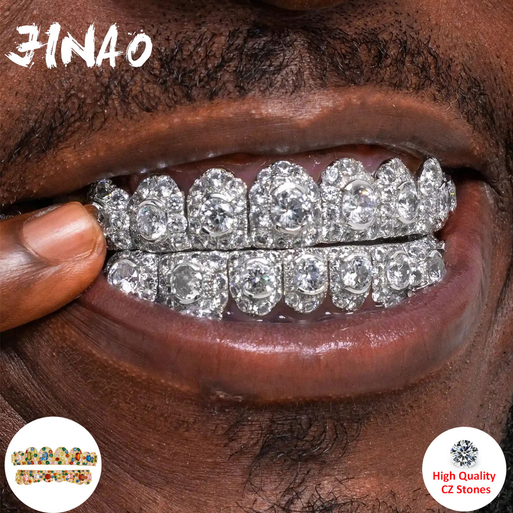 Street Fashion Jewelry - JINAO Hip-Hop Vollständig mit Steinen Besetzter