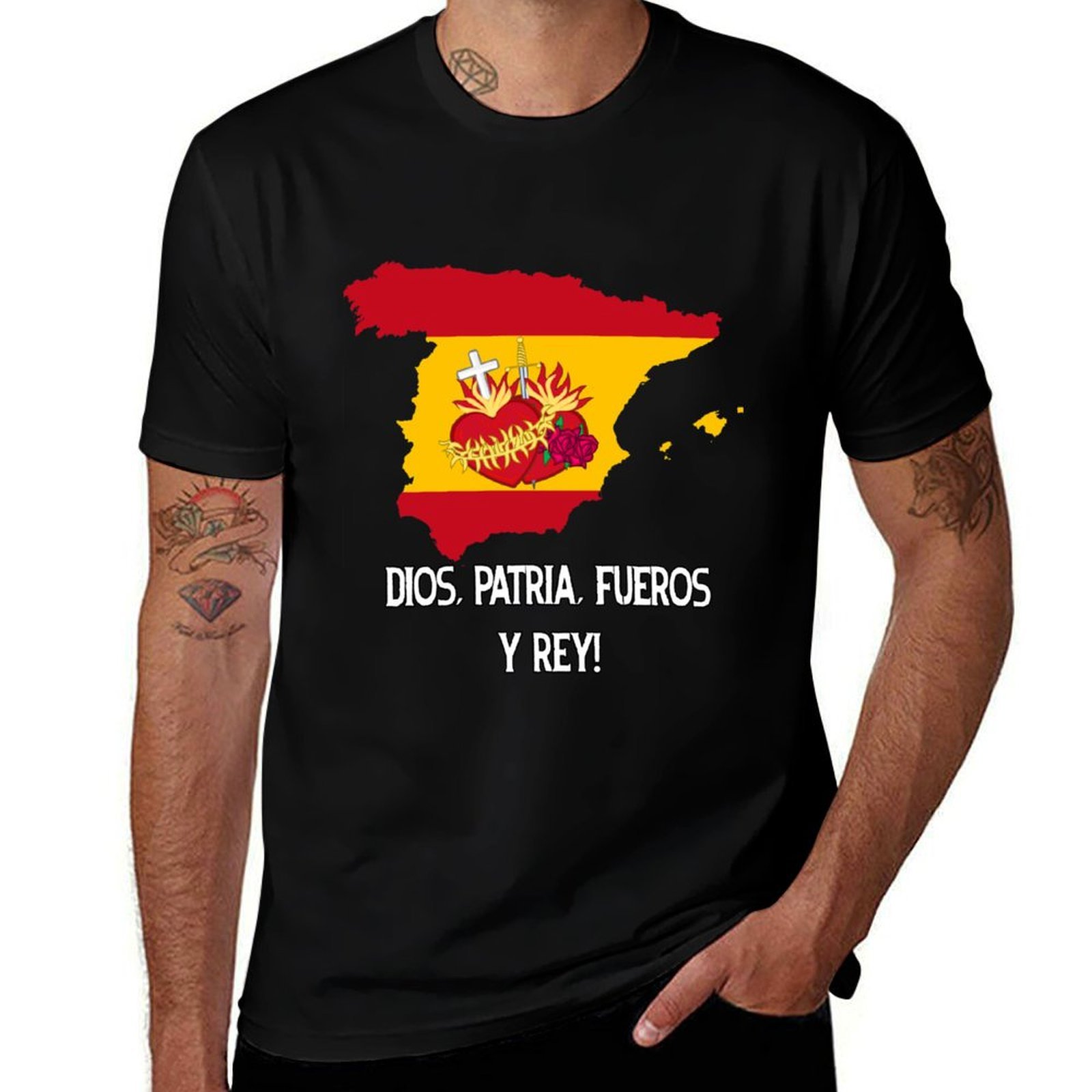 Street Fashion In Spain - Katholisches Spanien-T-Shirt, Street Fashion, lässiges T-Shirt