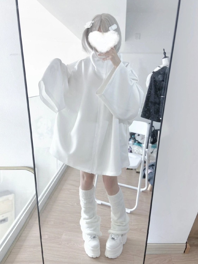 Street Fashion In Japanese - 2025, Ropa Mujer Streetwear-Mantel für Damen,