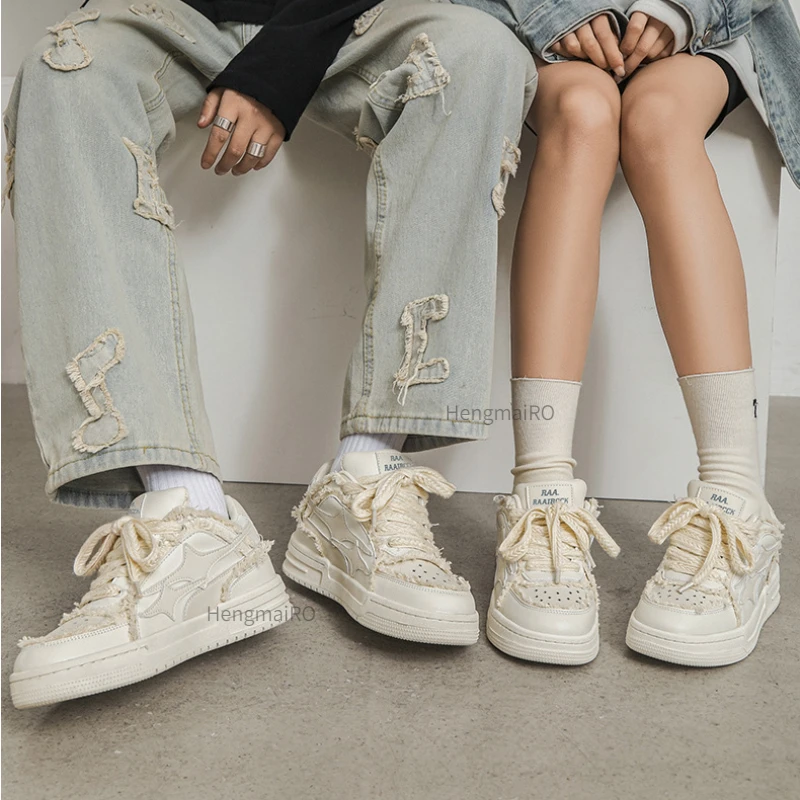 Frauen Turnschuhe Mann Retro S – Street Fashion Couple Bewertung und Preis