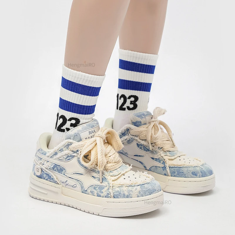 Frauen Turnschuhe Mann Retro S – Street Fashion Couple Bewertung und Preis