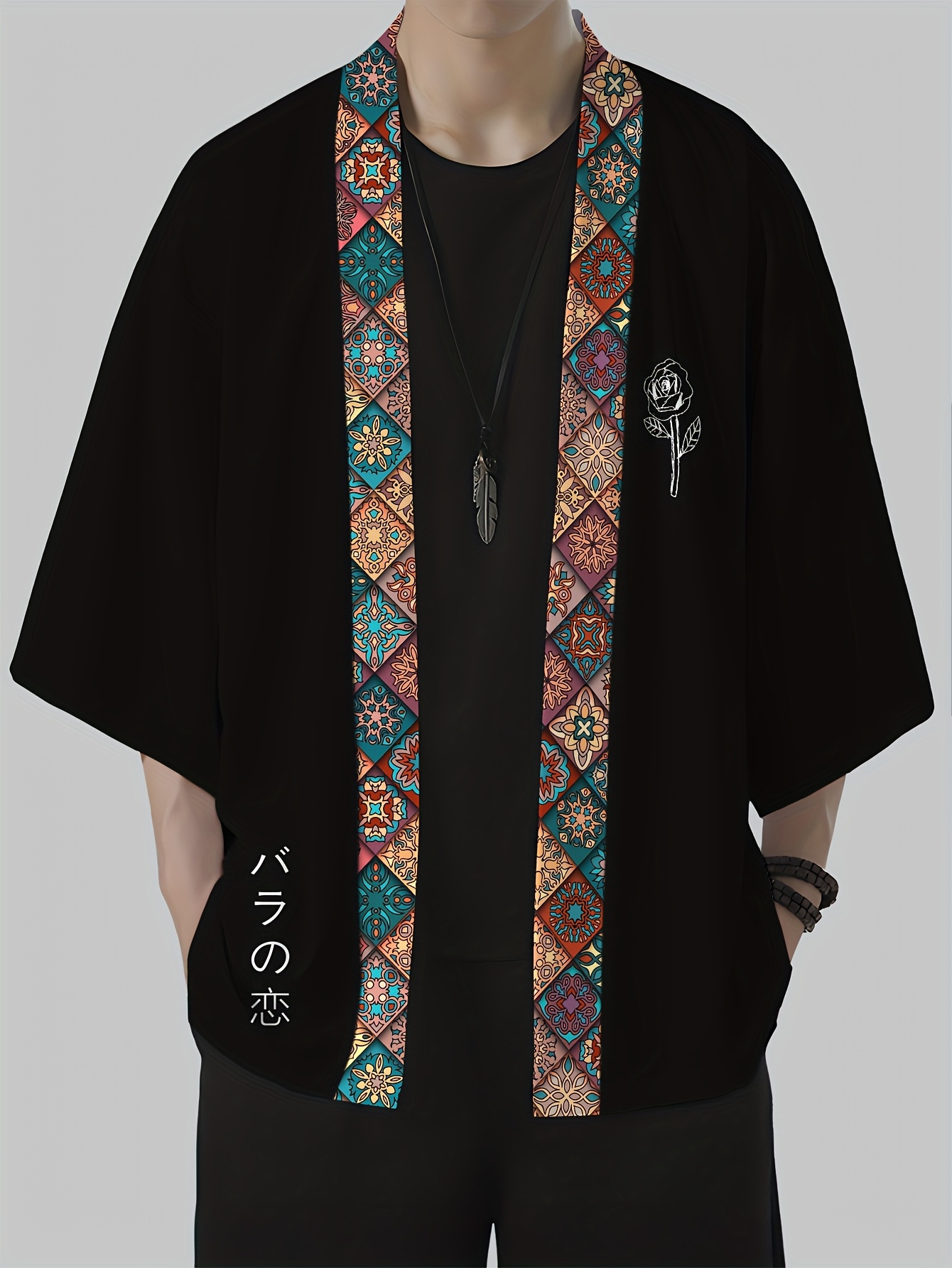 2026 Sommer Herren Kimono mit  – Street Fashion Kimono Bewertung und Preis