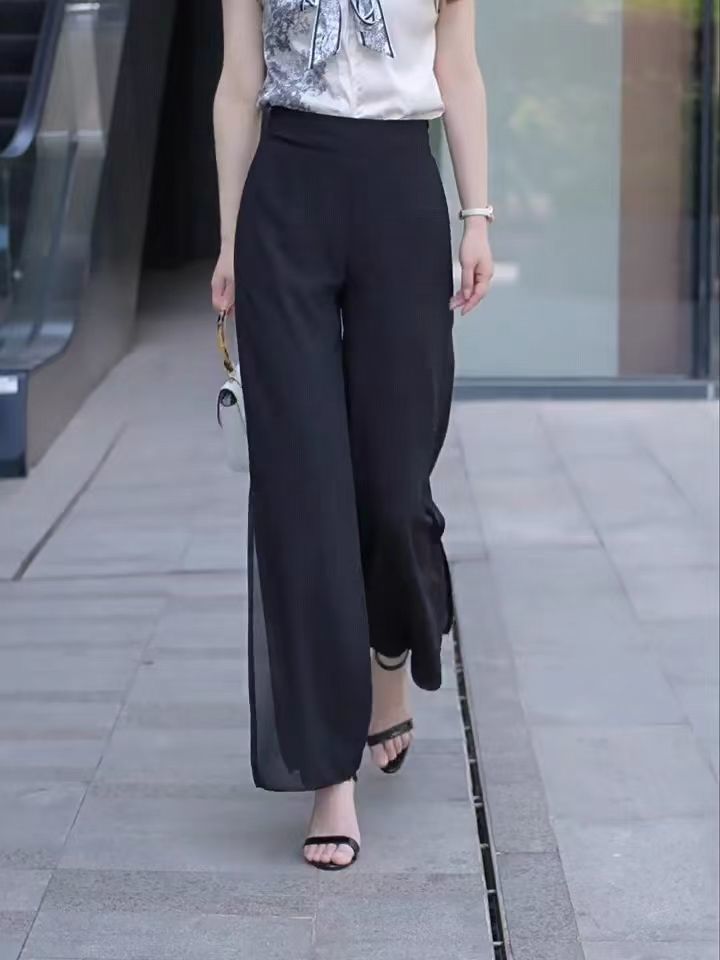 Hoher Schlitz, einfarbig, schw – Fashion Street Yoga Bewertung und Preis