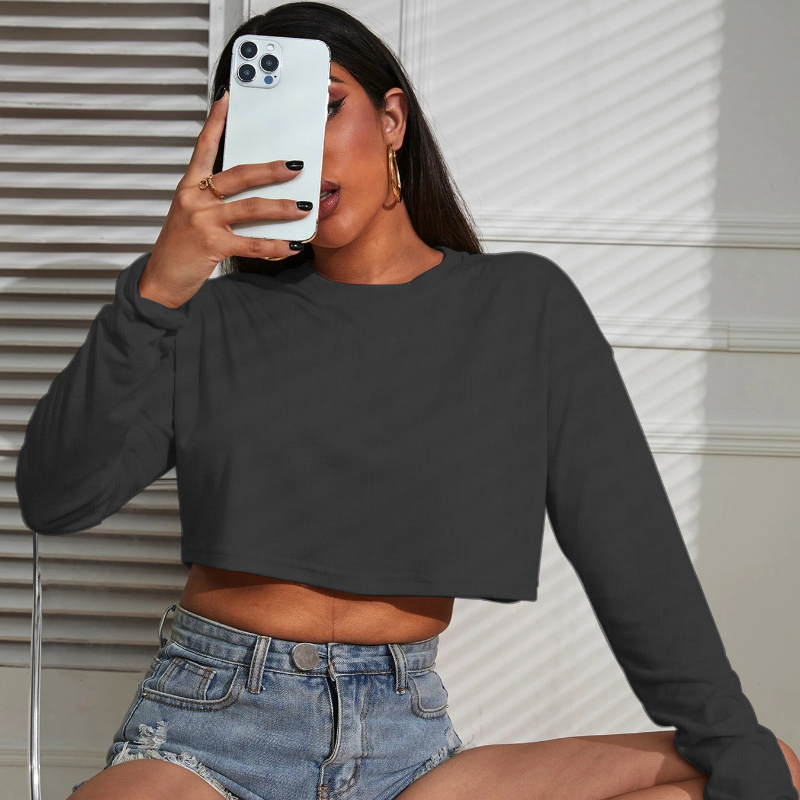 Damen Crop Top T-Shirts Einfar – Fashion Street Yoga Bewertung und Preis