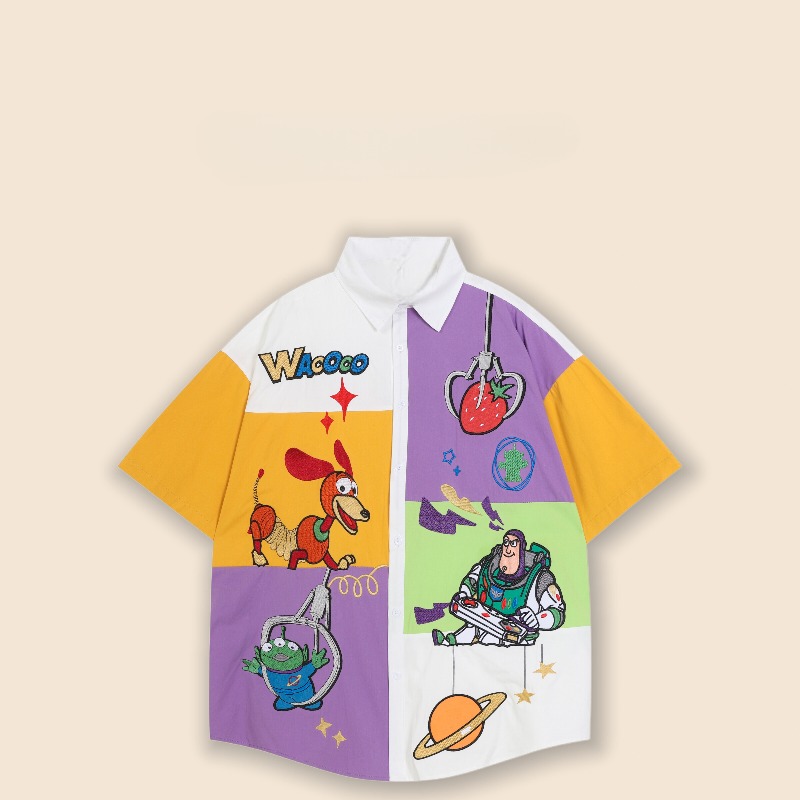Toy Story Farbblockiertes Frei – Street Fashion Couple Bewertung und Preis