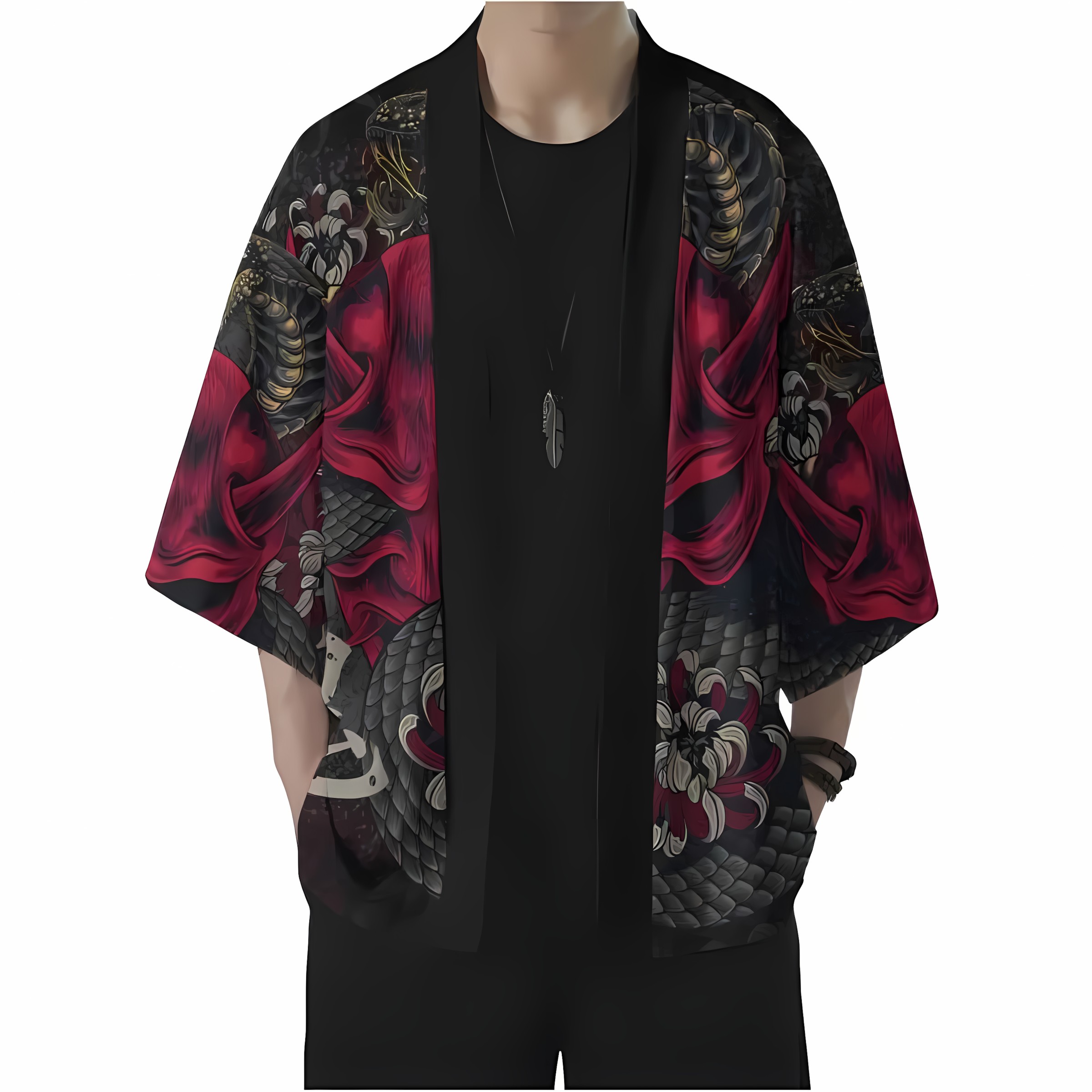 2026 Sommer Neue Herren-Kimono – Street Fashion Kimono Bewertung und Preis