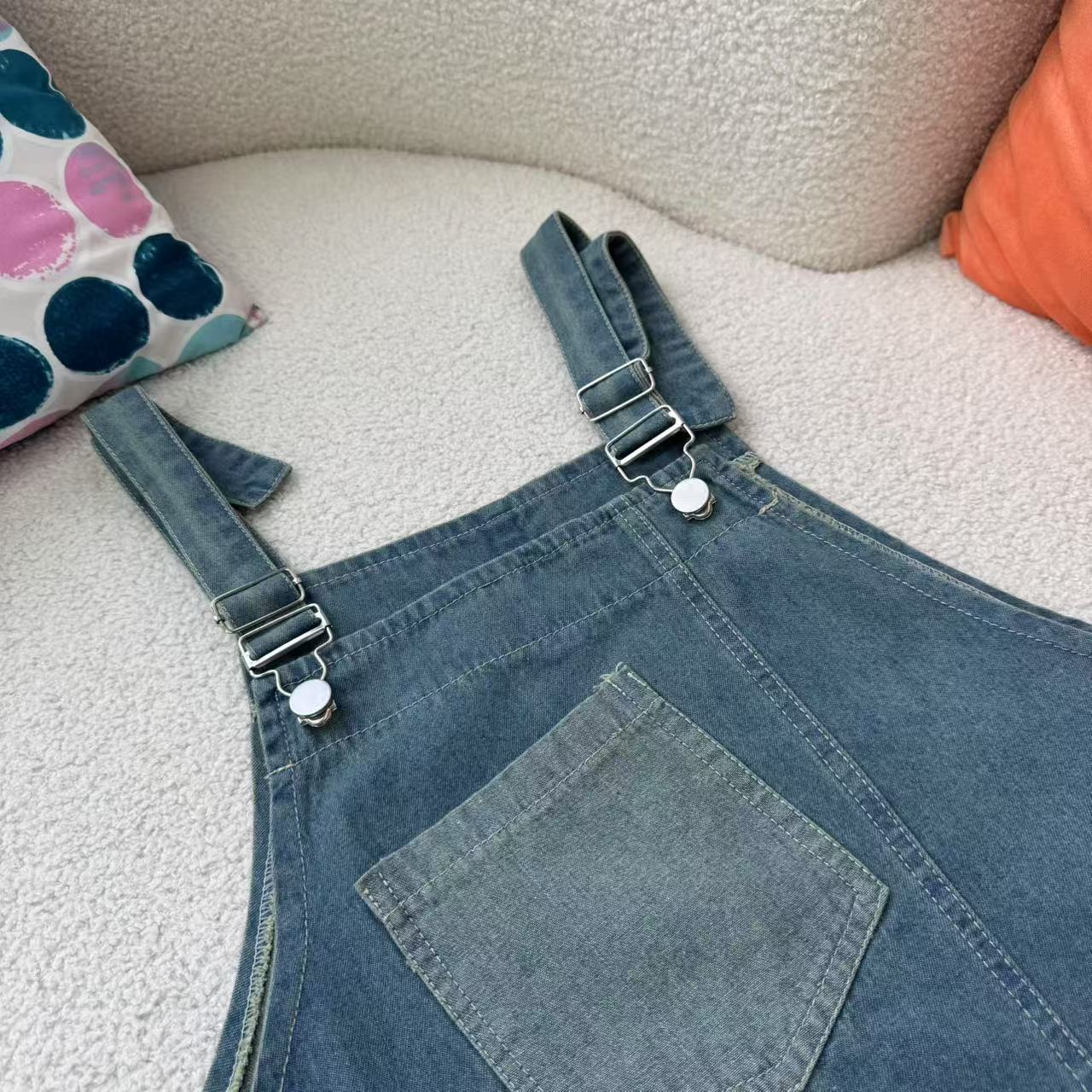 Sommer frauen Denim Hosenträge – Street Fashion Kl Bewertung und Preis