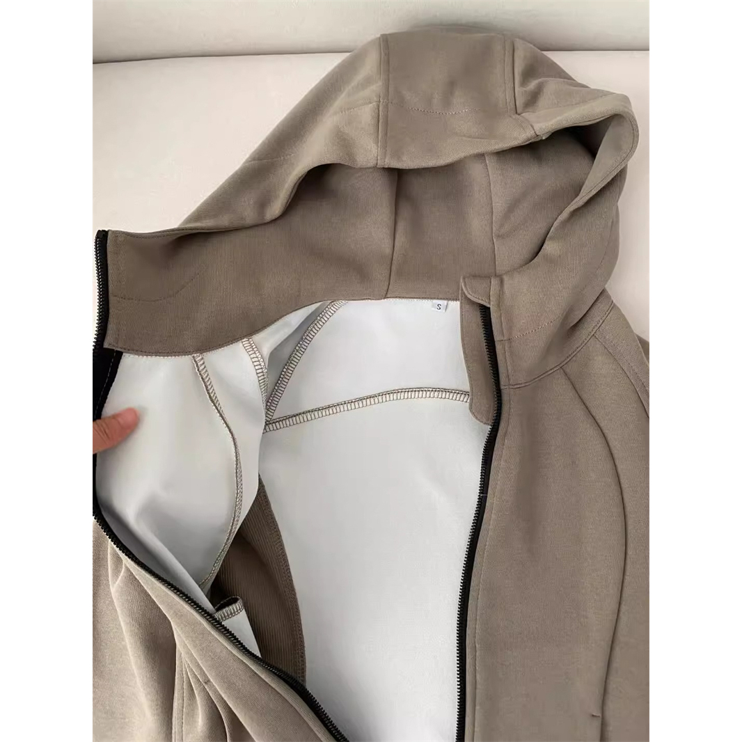 Damen Figurbetonte Kapuzenjack – Fashion Street Yoga Bewertung und Preis