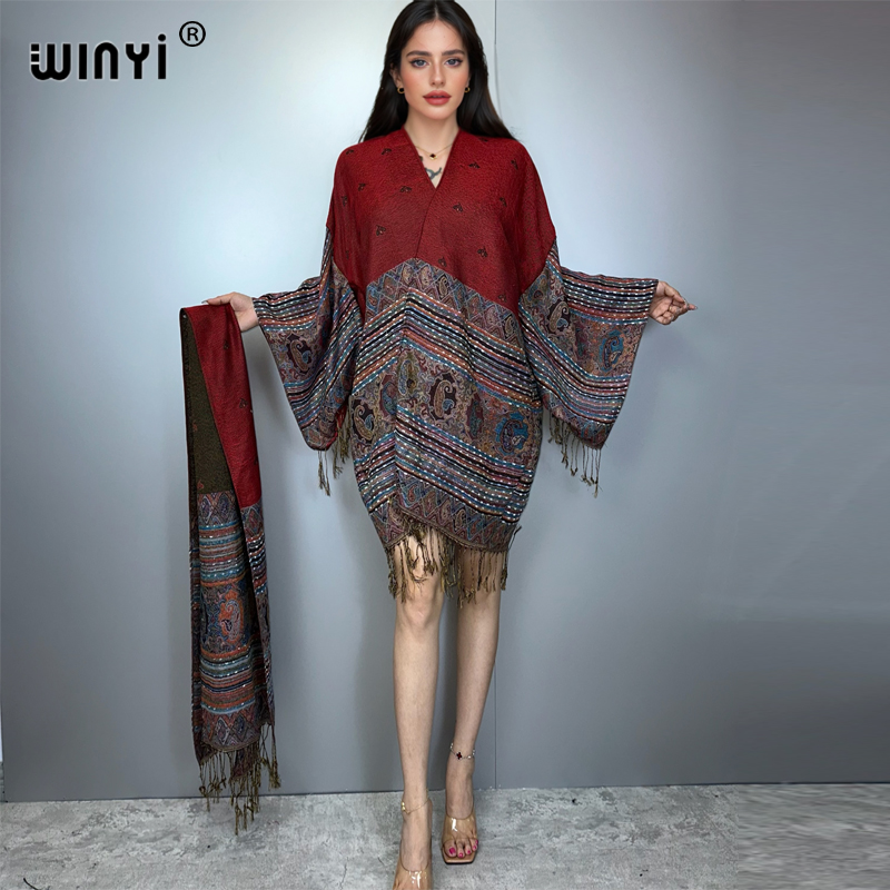 WINYI Kimono Maxi Mantel Afrik – Street Fashion Kimono Bewertung und Preis