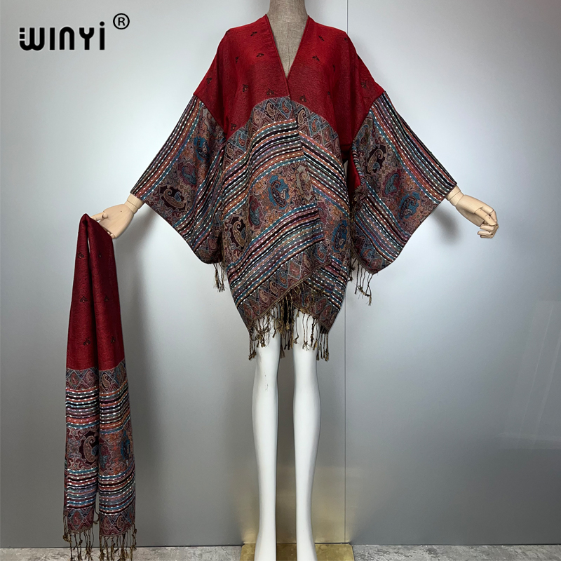 WINYI Kimono Maxi Mantel Afrik – Street Fashion Kimono Bewertung und Preis