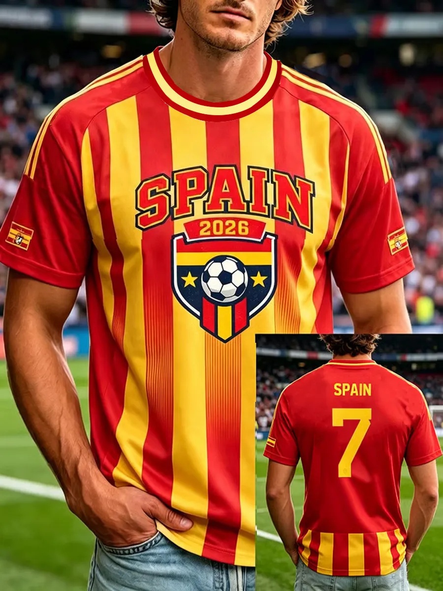 Spanien Fußball-Fan T-Shirt Ku – Street Fashion In Spain Bewertung und Preis