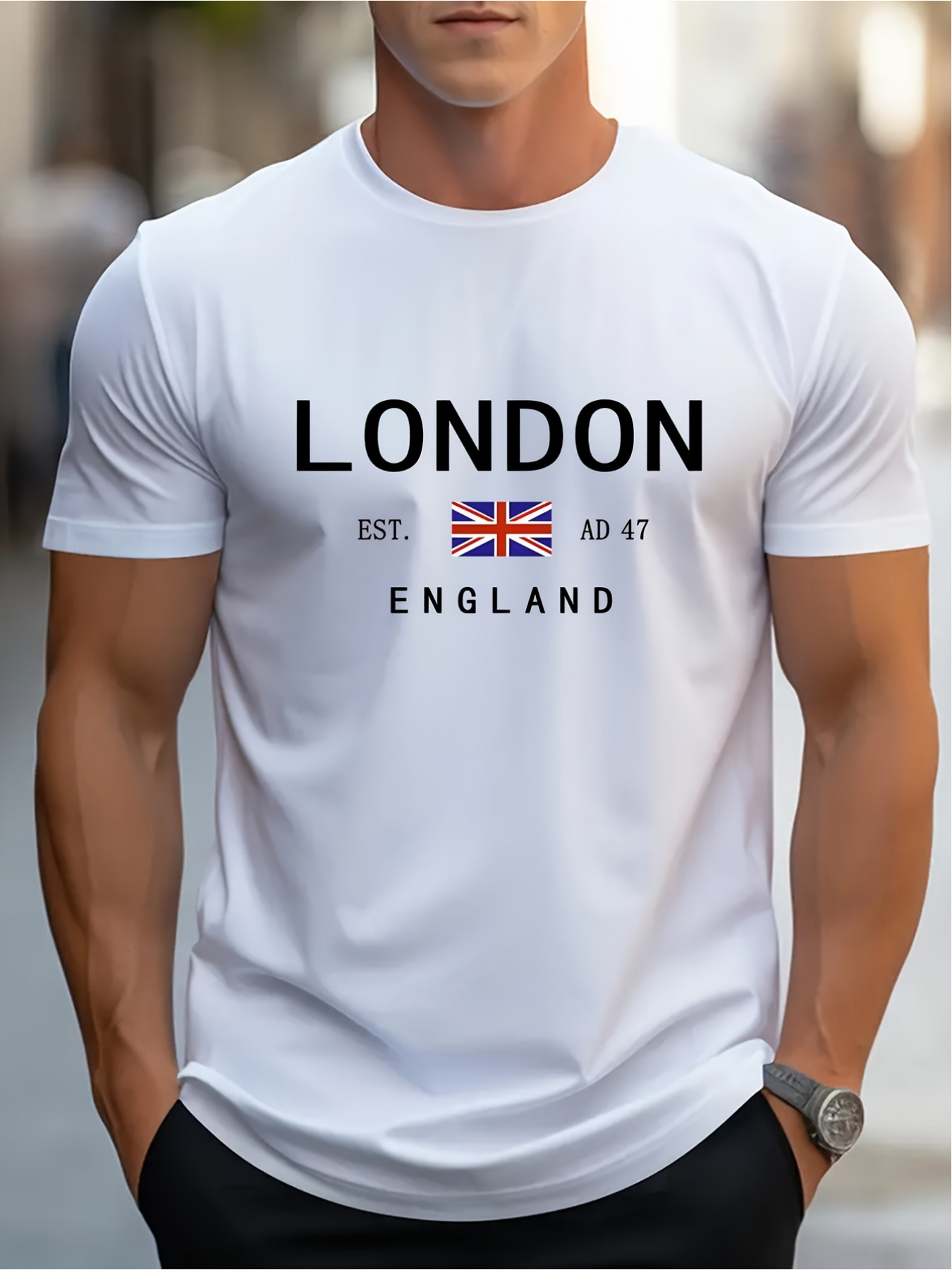 London ENGLAND Print Herren Da – Street Fashion In London Bewertung und Preis