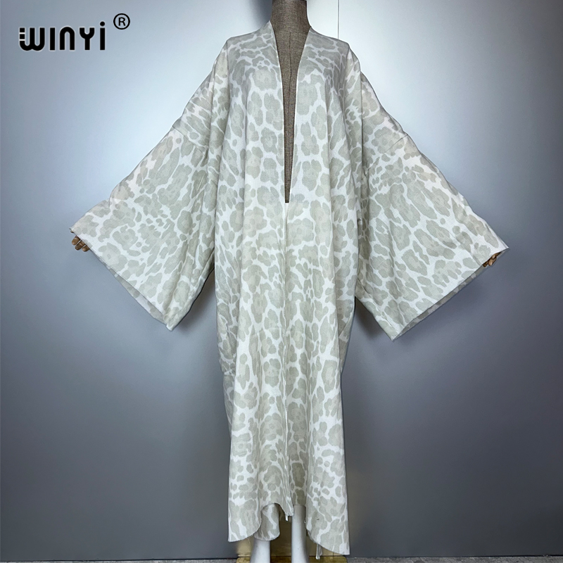WINYI winter Leopard strickjac – Street Fashion Kimono Bewertung und Preis