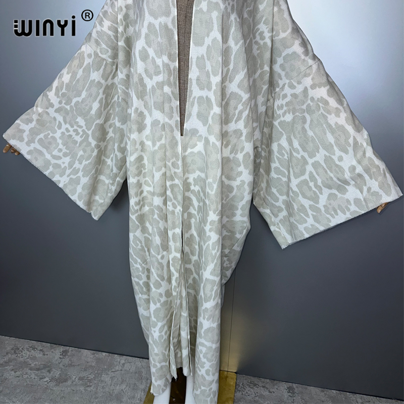 WINYI winter Leopard strickjac – Street Fashion Kimono Bewertung und Preis