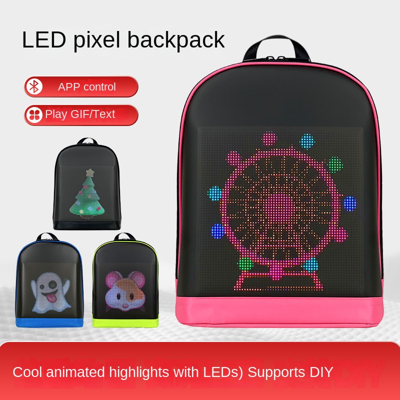 Trendige LED-Rucksäcke mit App – Street Fashion App Bewertung und Preis