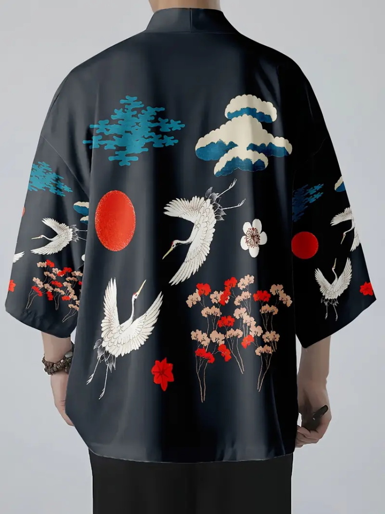 Herrenmode, japanischer Sommer – Street Fashion Kimono Bewertung und Preis
