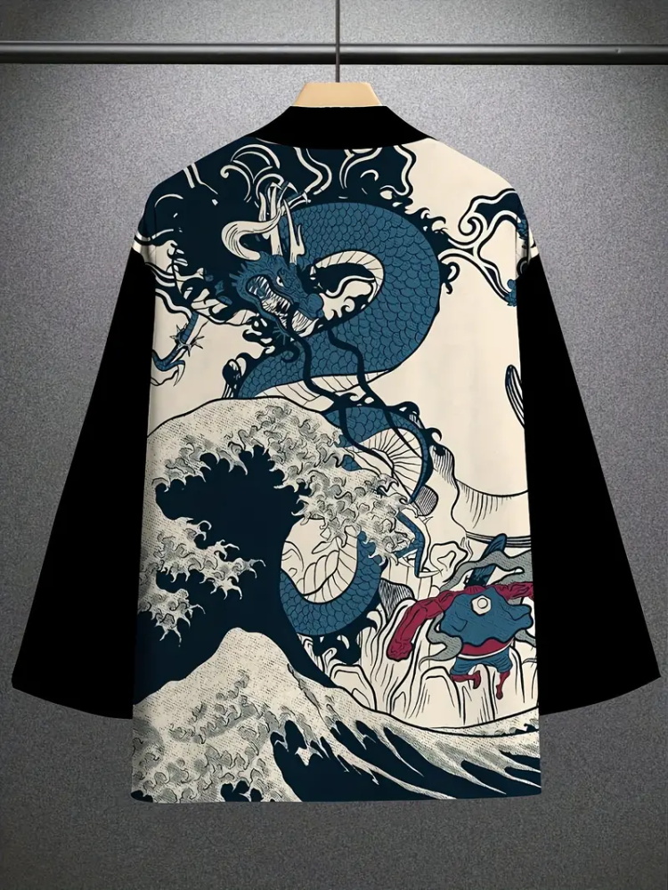 Herrenmode, japanischer Sommer – Street Fashion Kimono Bewertung und Preis